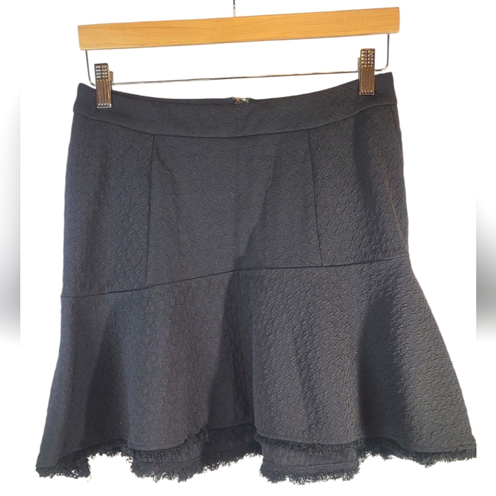 Dance & Marvel Skirt Black Textured